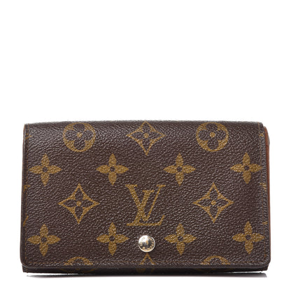 Louis Vuitton Monogram Porte-Monnaie Billets Tresor Wallet 1 of 12