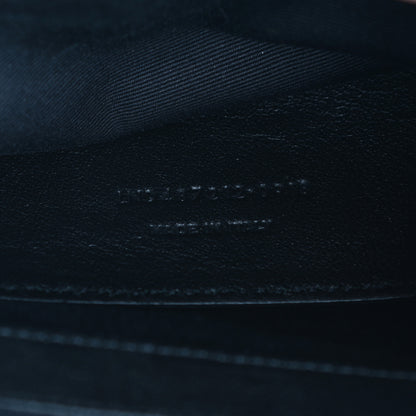 Saint Laurent Sheepskin Matelasse Chevron Monogram Large College Satchel Black 7 of 9