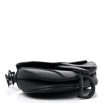 Christian Dior Ultra Matte Calfskin Mini Saddle Bag Black 4 of 12