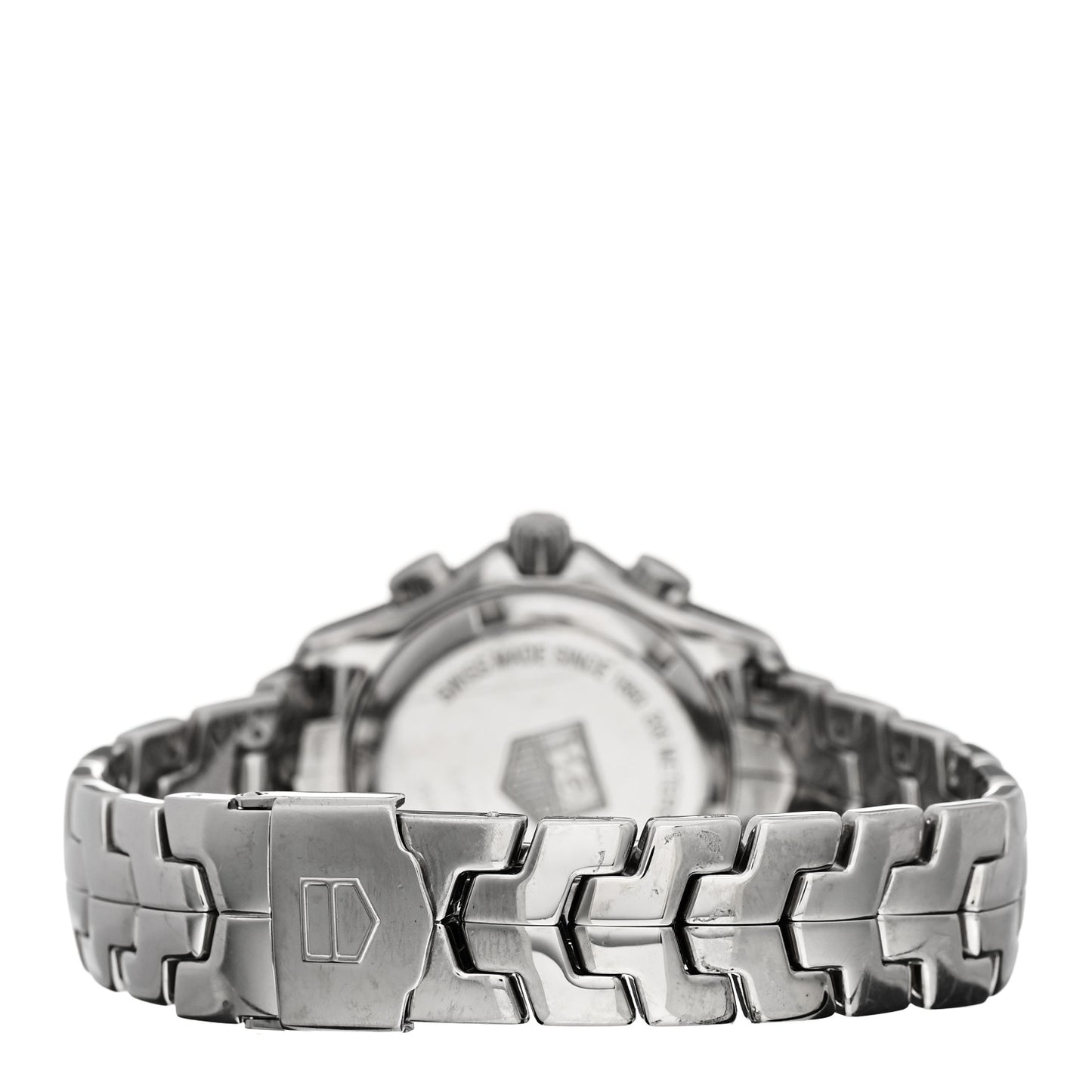 Stainless Steel Diamond Bezel Mother of Pearl 33mm Link Lady Quartz Watch CJF1314
