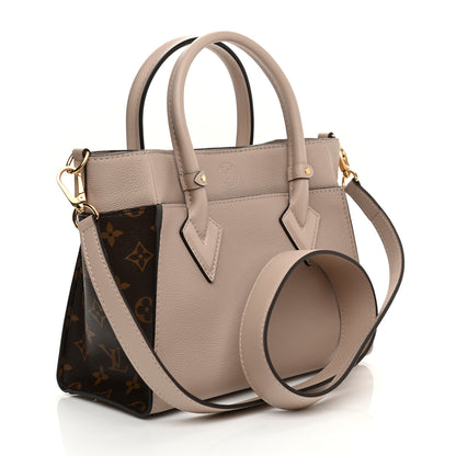 Louis Vuitton Calfskin Monogram On My Side PM Greige 2 of 10