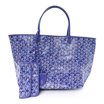 Goyard Goyardine Saint Louis GM Blueberry Purple 3 of 11