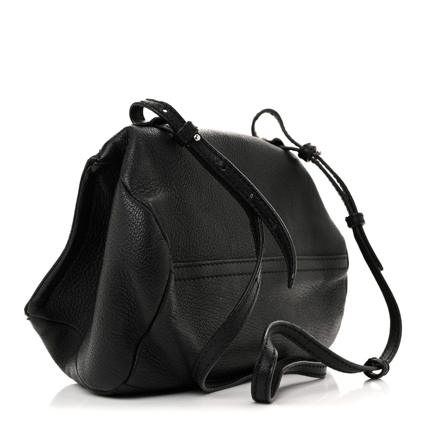 Sugar Goatskin Mini Pandora  Black