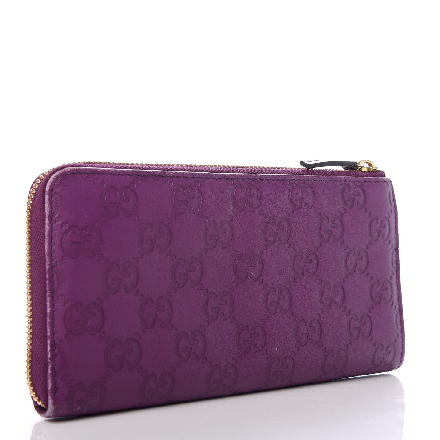 Guccissima Donna Long Wallet Purple