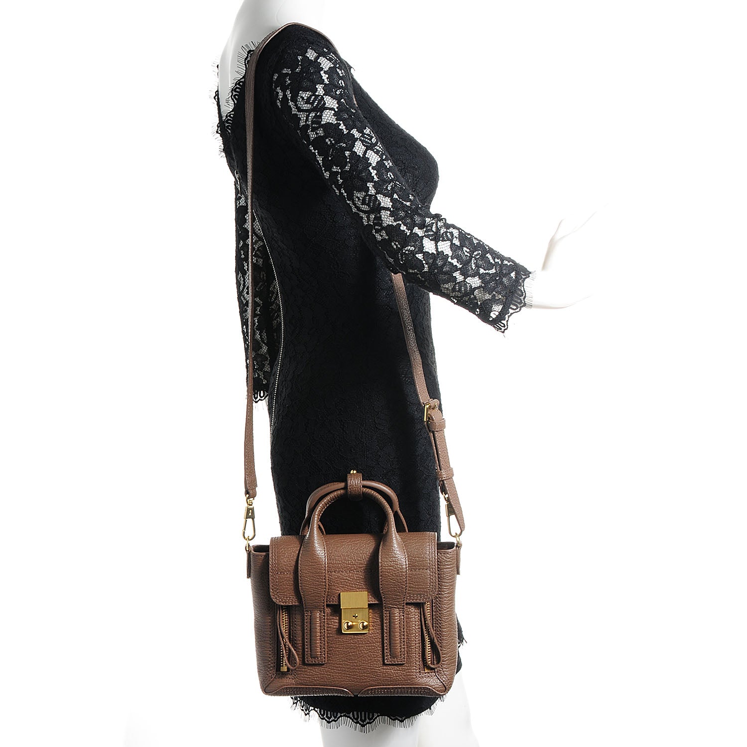 3.1 Phillip Lim 3.1 Mini Pashli Satchel Taupe 2 of 16