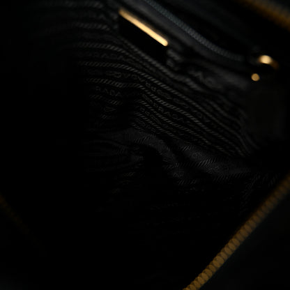 Prada Camoscio Chain Shoulder Bag  Black 5 of 9