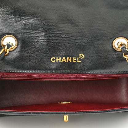 Chanel Lambskin Quilted Small Single Flap Bag Black 5 of 11