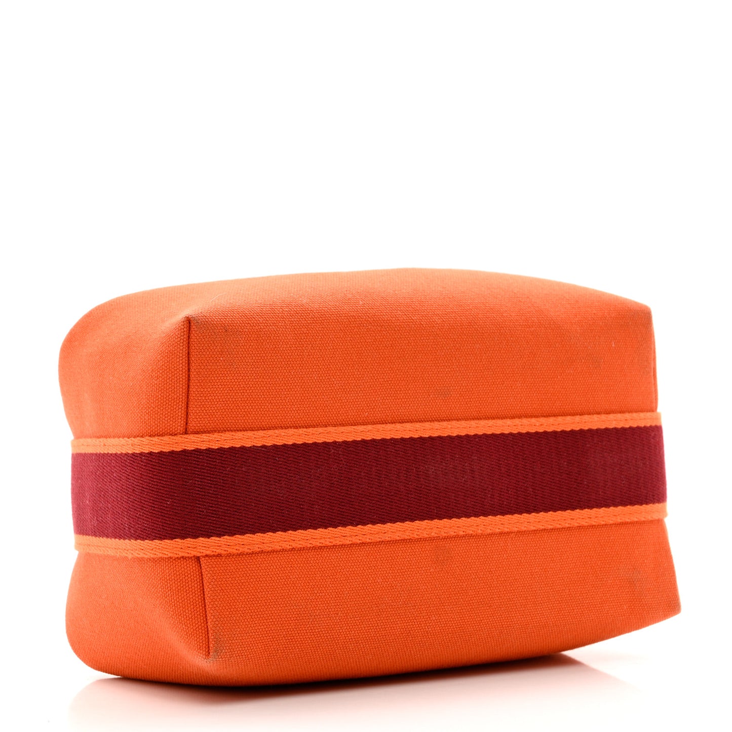 Canvas Small Bride-A-Brac Pouch Orange Burgundy