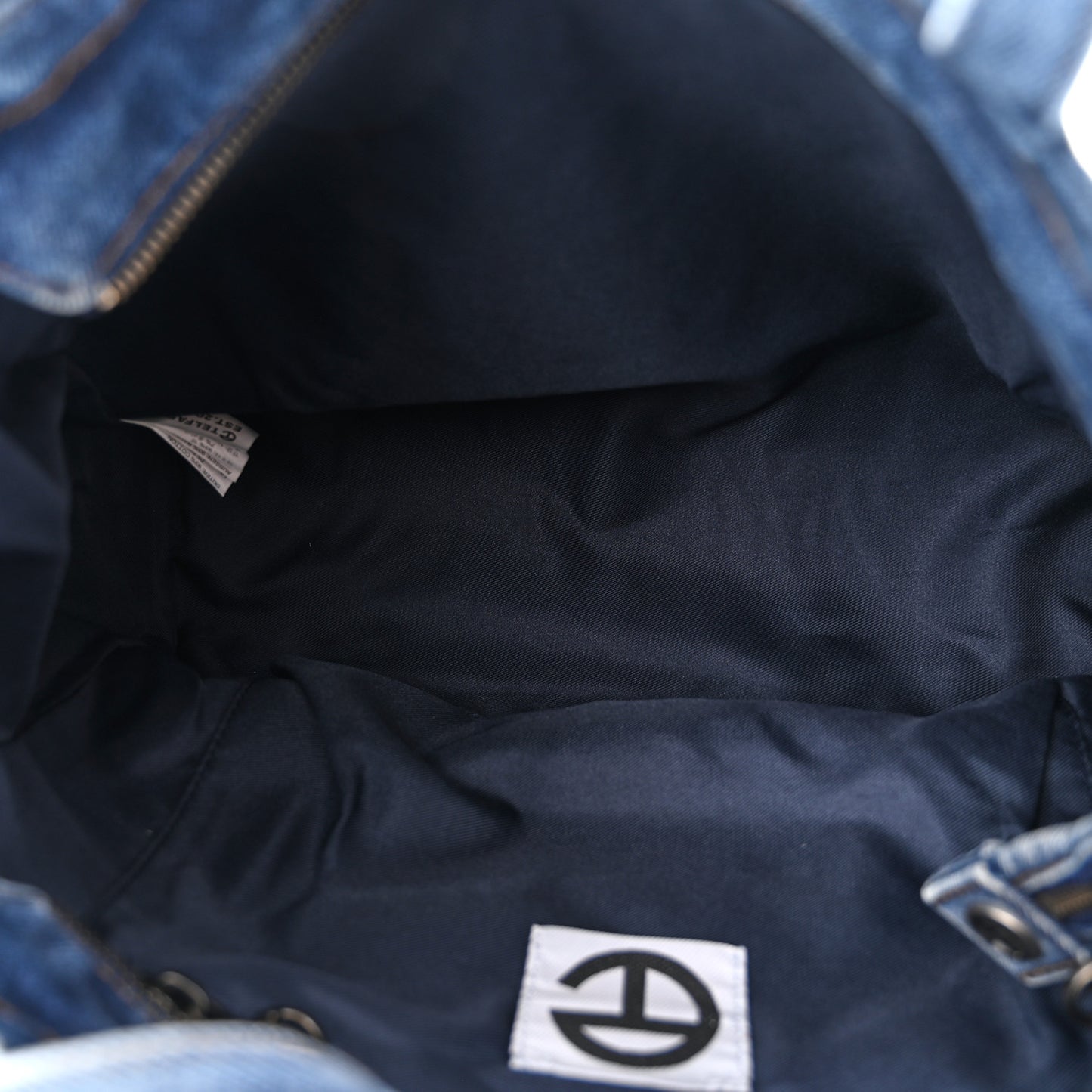 Denim Medium Shopping Bag Blue