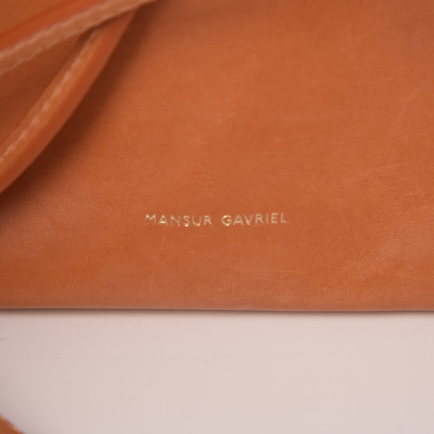 Calfskin Mini Mini Sun Bag Cammello