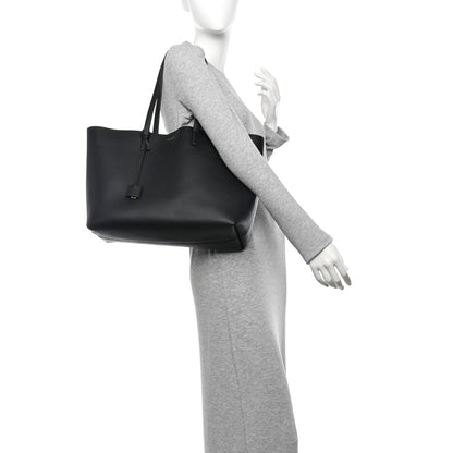 Saint Laurent Calfskin Large Shopping Tote Black 2 of 12