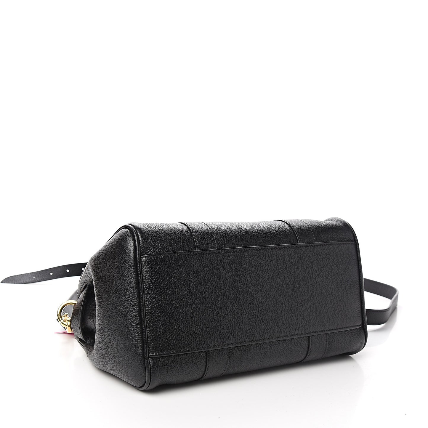 Natural Vegetable Tanned Small Bayswater Black