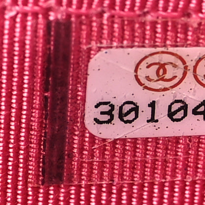 Chanel Caviar Quilted Flap Card Holder Wallet Pink 7 of 8