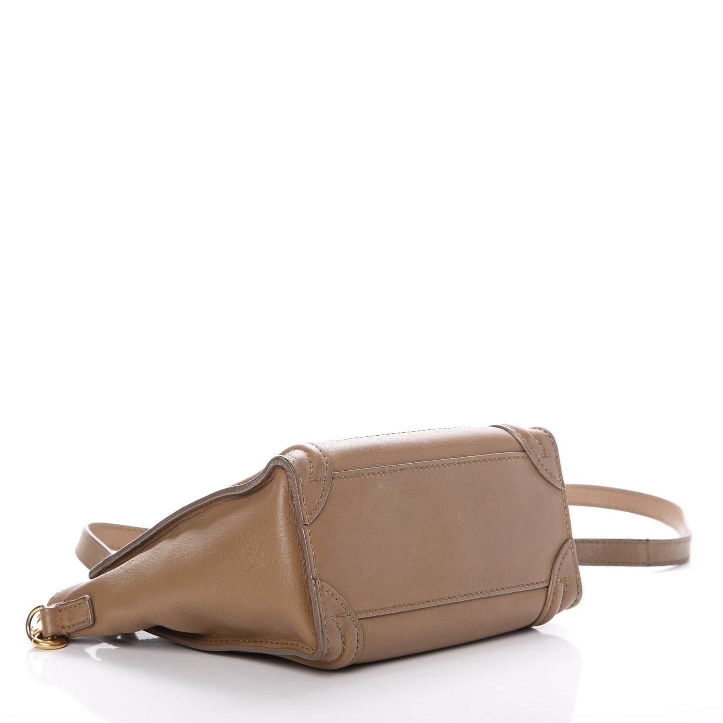 Smooth Calfskin Nano Luggage Camel