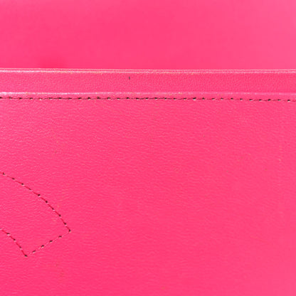 Chanel Lambskin Quilted Jumbo Double Flap Dark Pink 17 of 27