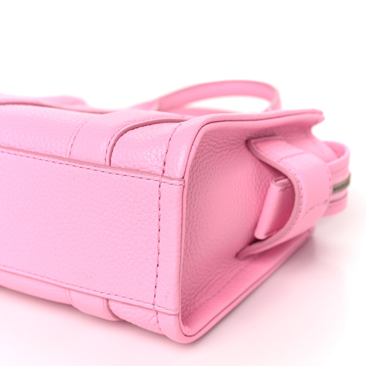 Marc Jacobs Grained Calfskin Micro The Tote Bag Pink 8 of 8