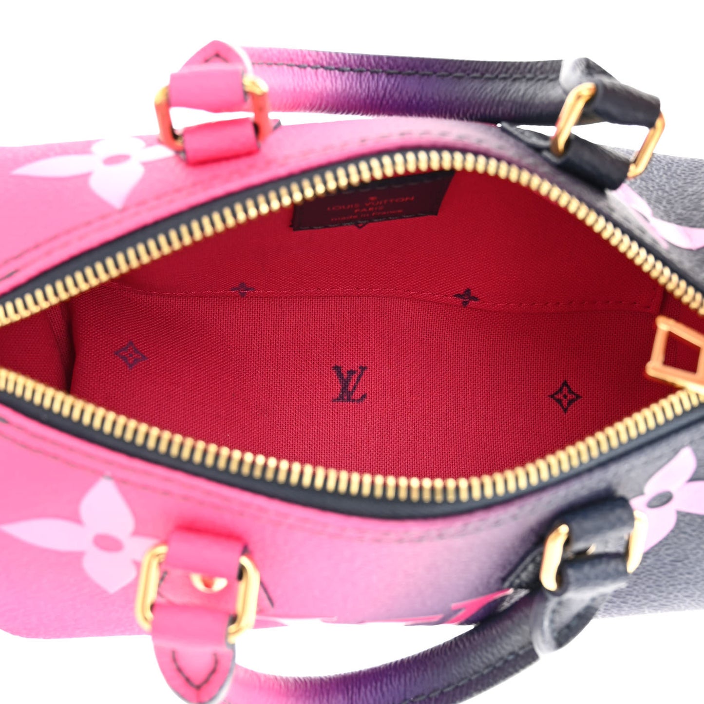 Monogram Giant Spring In The City Papillon BB Midnight Fuchsia