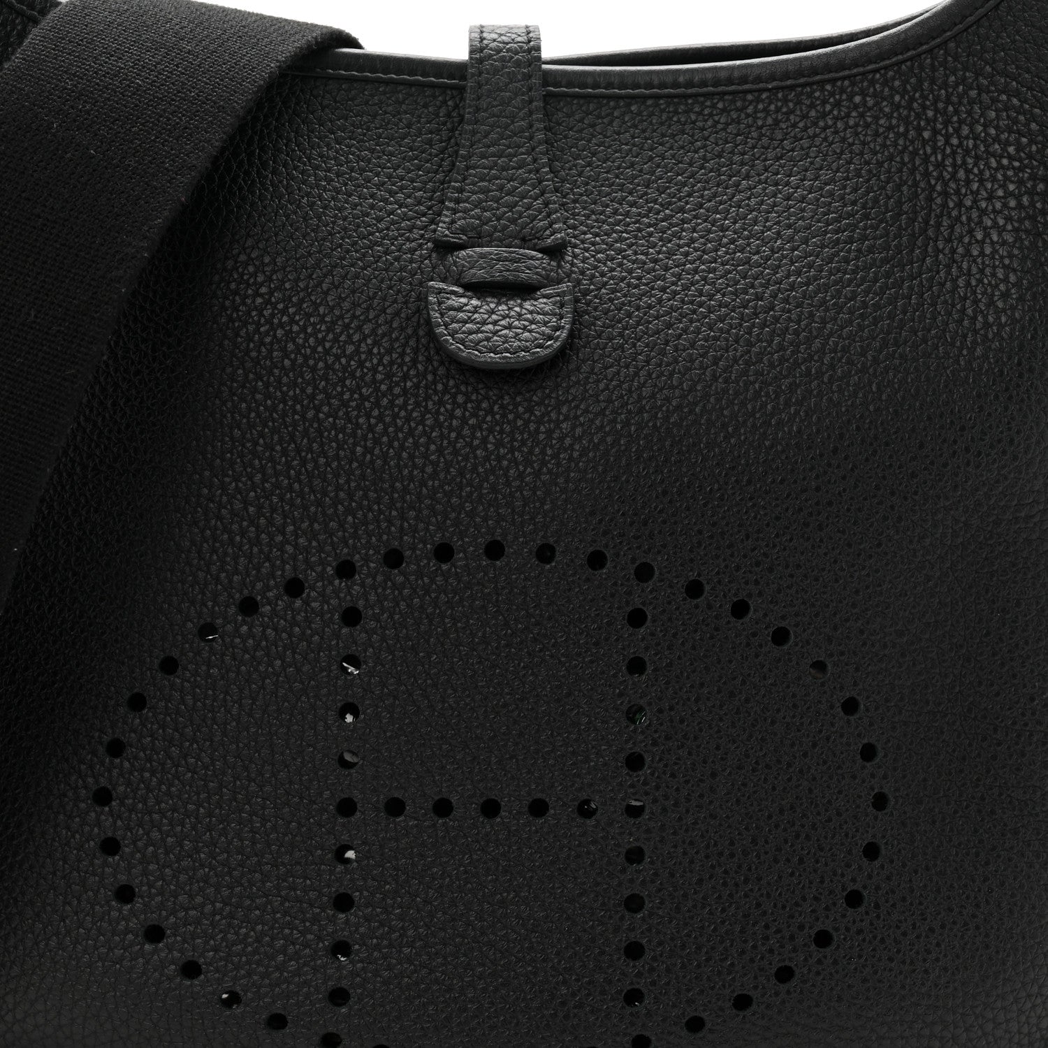 Hermes Taurillon Clemence Evelyne III PM Black 8 of 10
