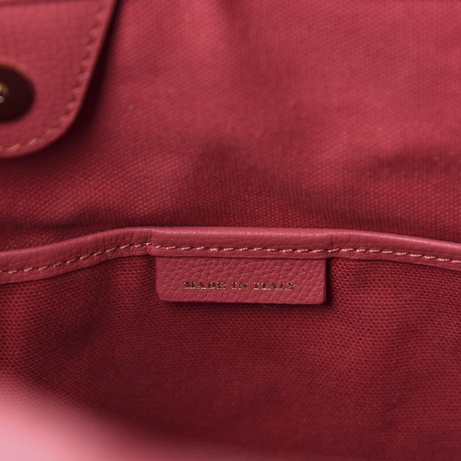 Burberry Haymarket Check Small Canterbury Tote Dark Pink 9 of 13