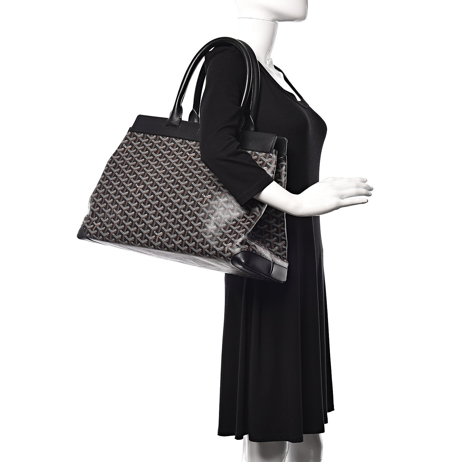 Goyard Goyardine Bellechasse GM Tote Black 1 of 16