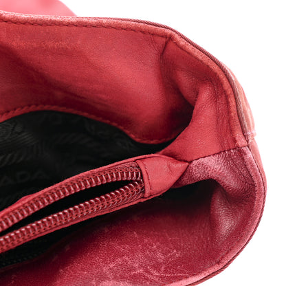 Prada Nylon Zip Tote Bag Granato 15 of 16
