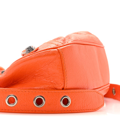 Balenciaga Agneau Arena Le Cagole Shoulder Bag XS Orange 10 of 15