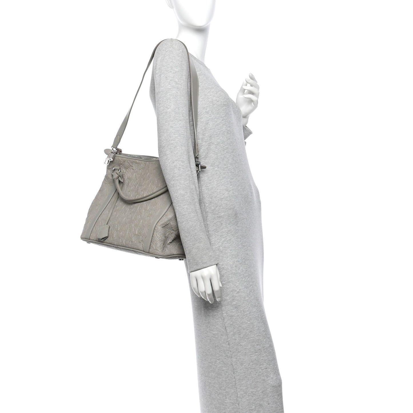 Monogram Lambskin Antheia IXIA PM Gris