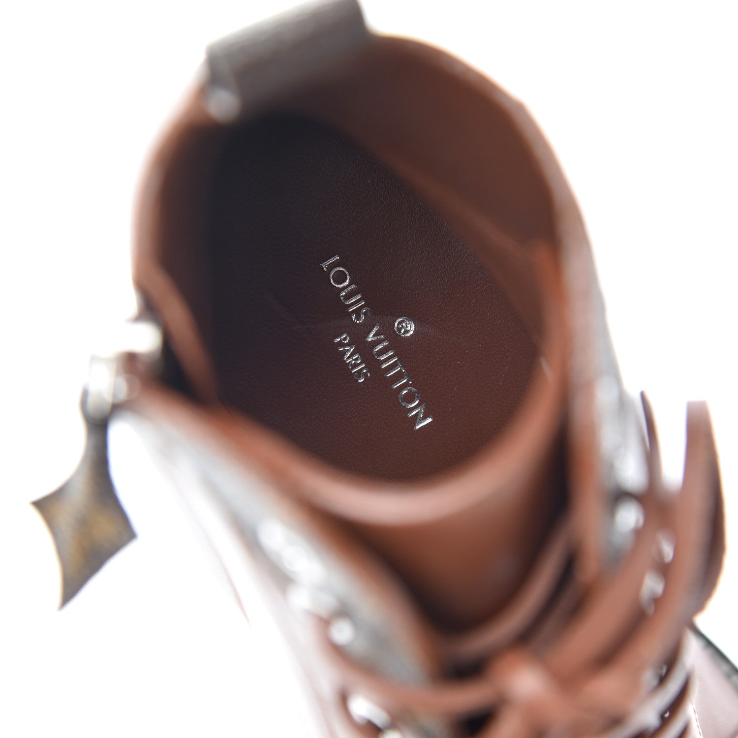 Louis Vuitton Calfskin Monogram Star Trail Ankle Boots 36 Cognac 11 of 12