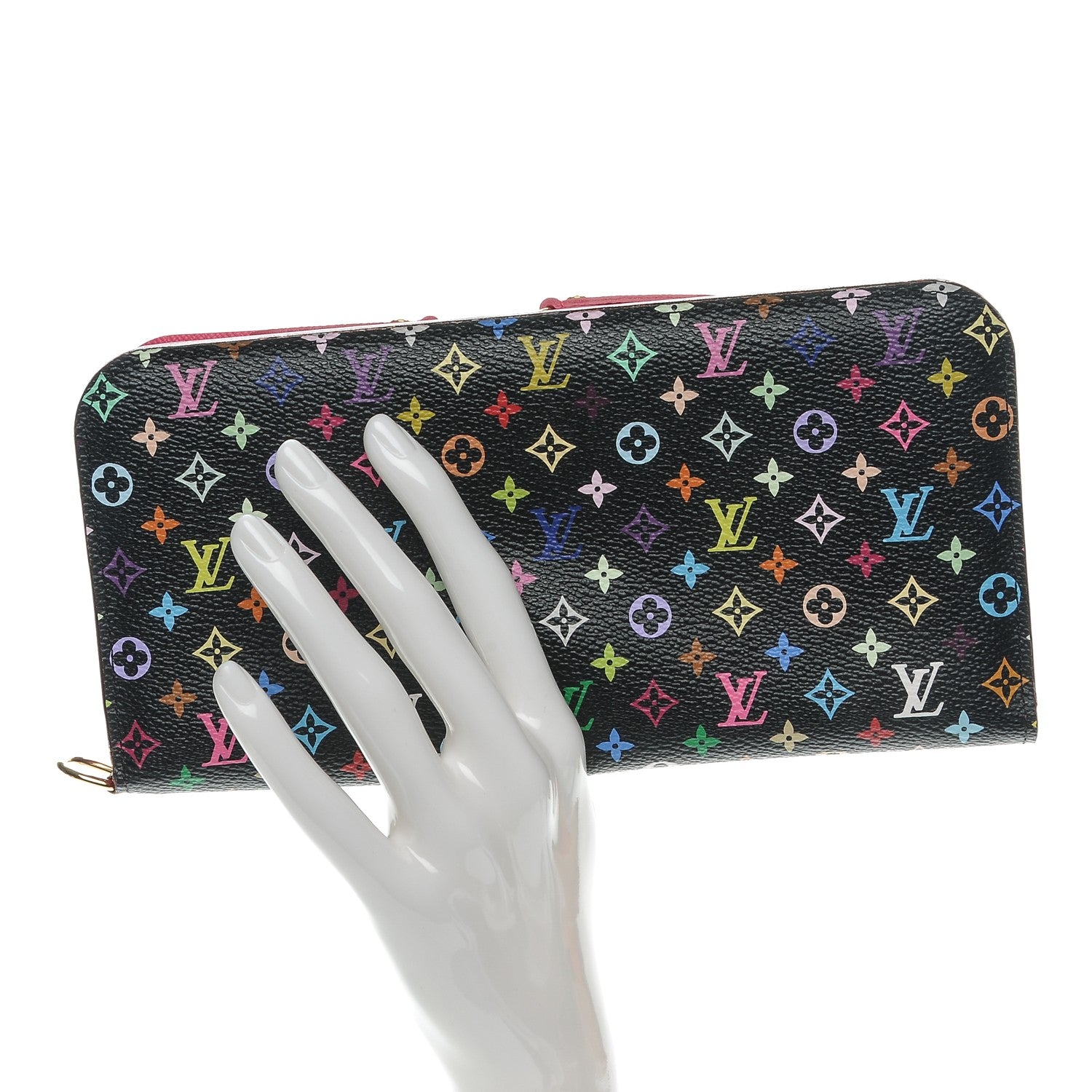 Louis Vuitton Monogram Multicolor Insolite Wallet Black Grenade 2 of 7