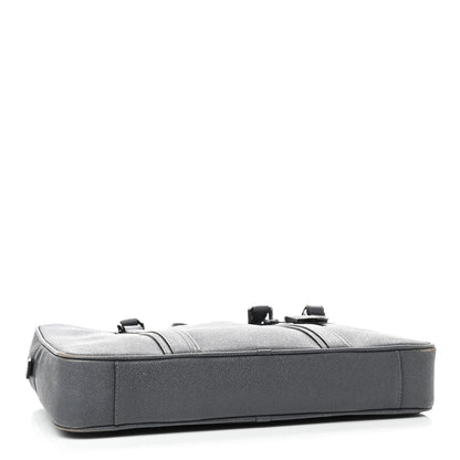 Burberry Grainy Calfskin Newberg Briefcase Grey 3 of 8