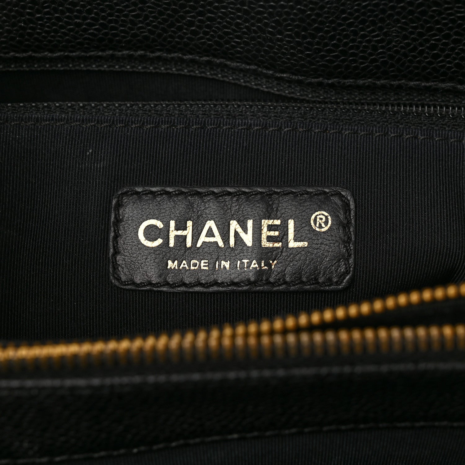 Chanel Caviar Quilted Grand Shopping Tote GST Black 7 of 14