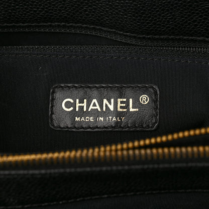 Chanel Caviar Quilted Grand Shopping Tote GST Black 7 of 14