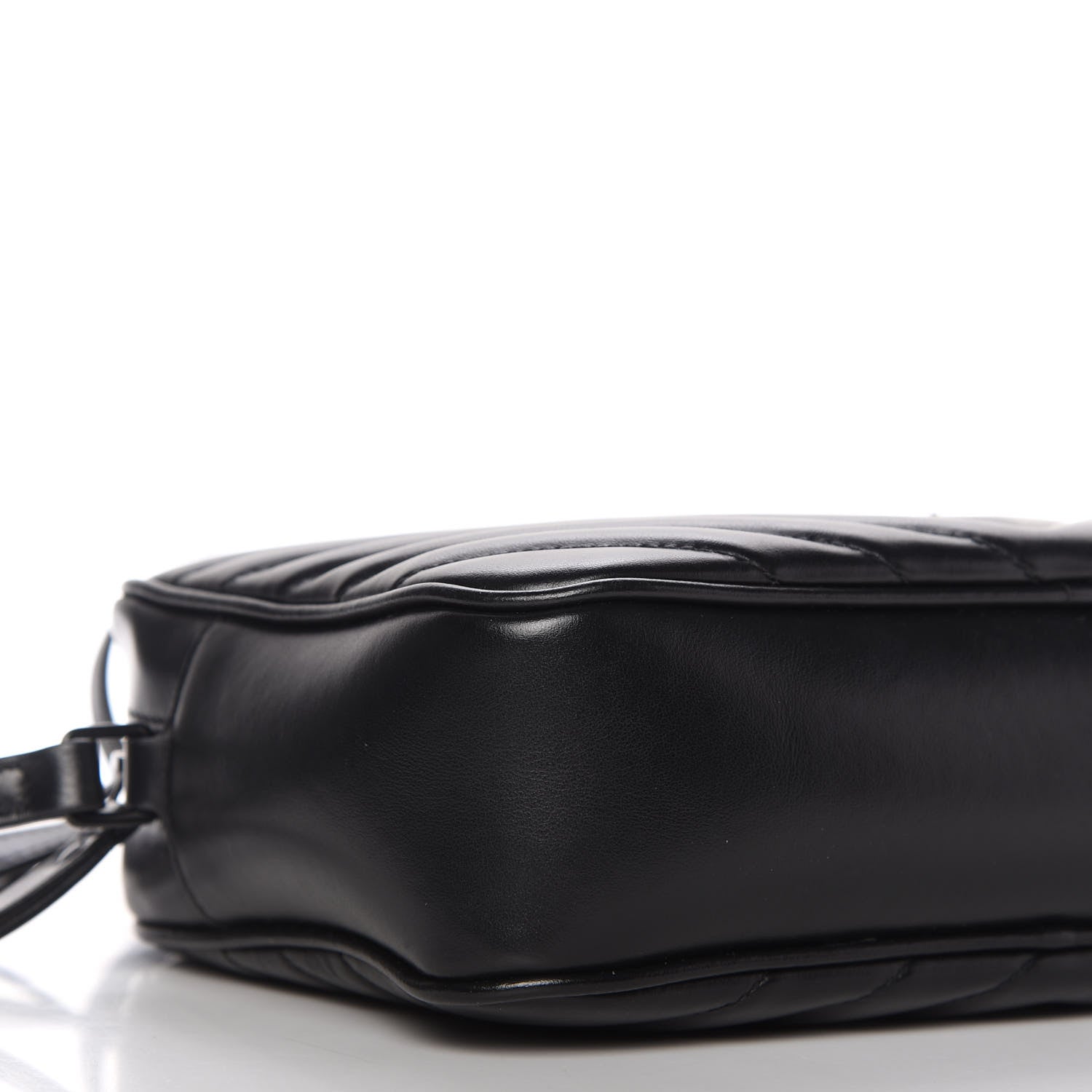 Saint Laurent Calfskin Matelasse Monogram Lou Camera Bag Black 6 of 11