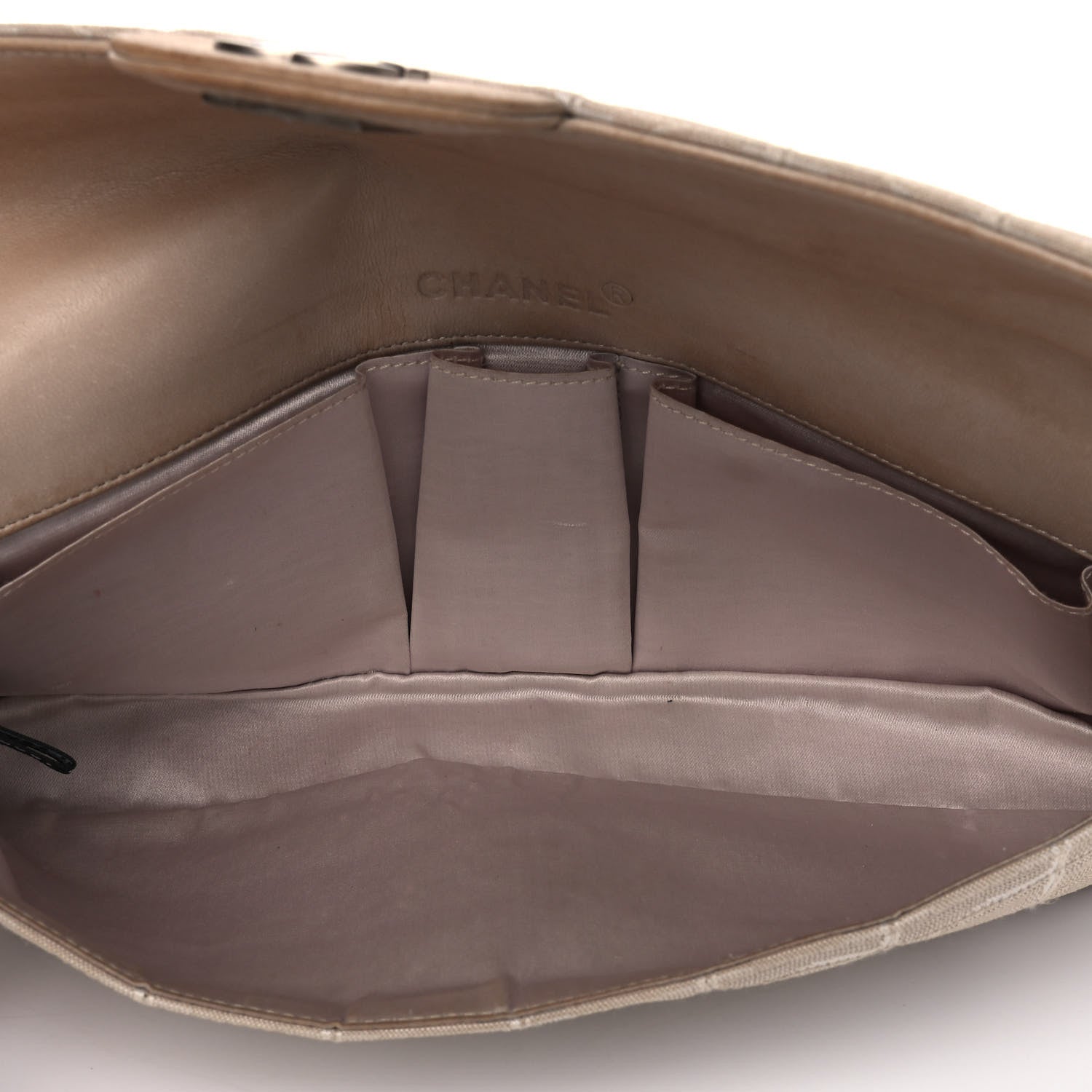 Chanel Nylon Travel East West Flap Beige 4 of 8