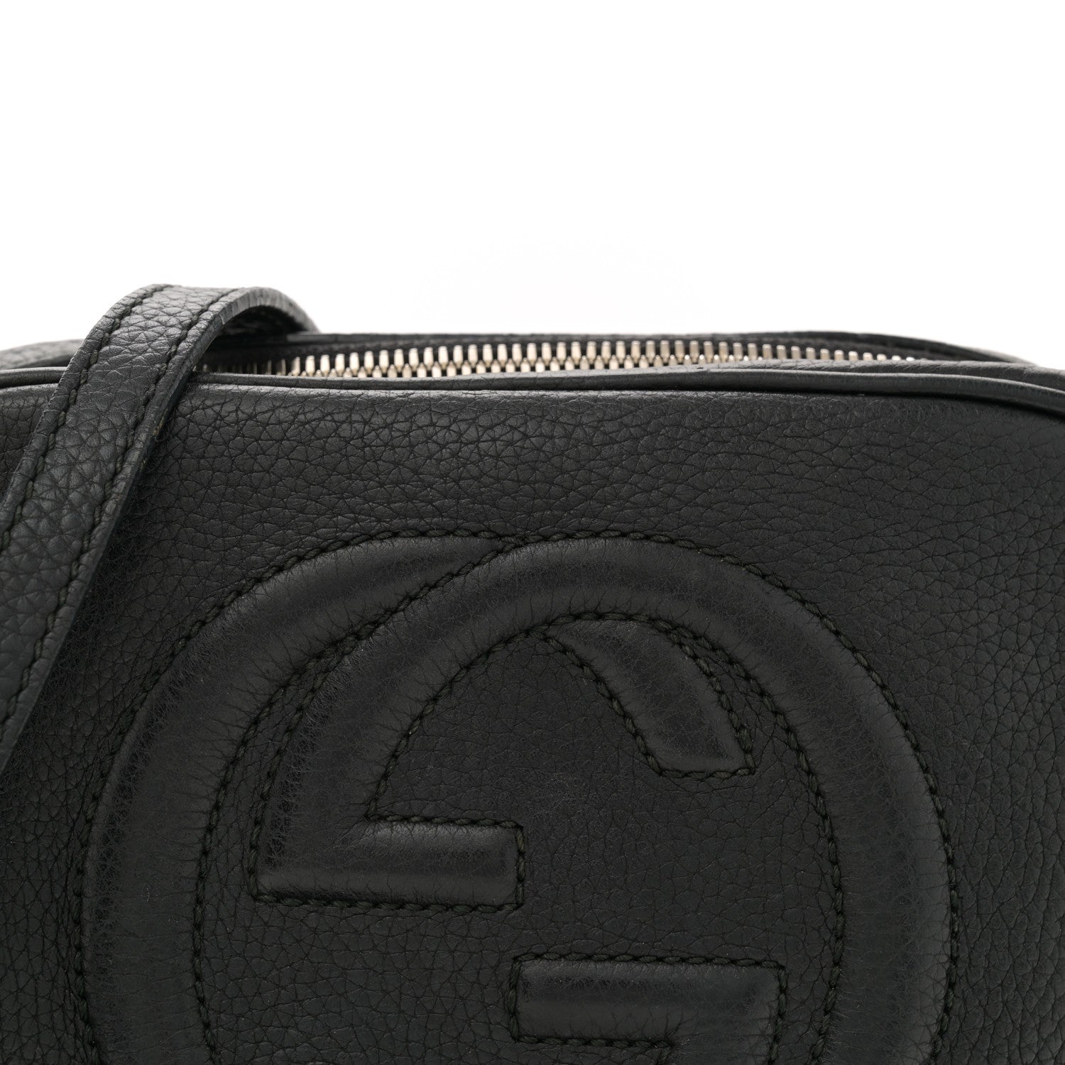 Gucci Pebbled Calfskin Small Soho Disco Bag Black 8 of 15