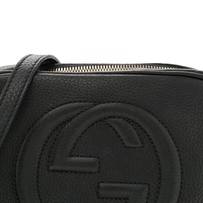 Gucci Pebbled Calfskin Small Soho Disco Bag Black 8 of 15