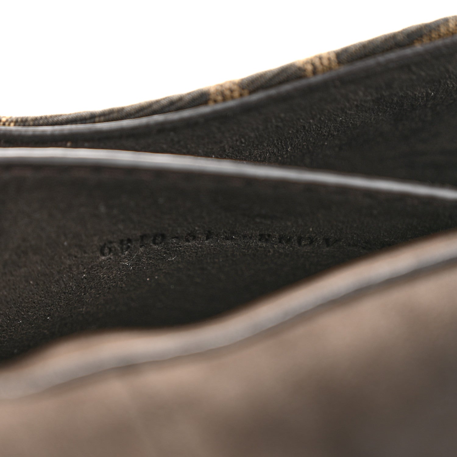 Fendi Fabric Jacquard Vitello Cher Cuoio FF 1974 Small Fendi C'mon Tobacco Moro Ebano 7 of 10