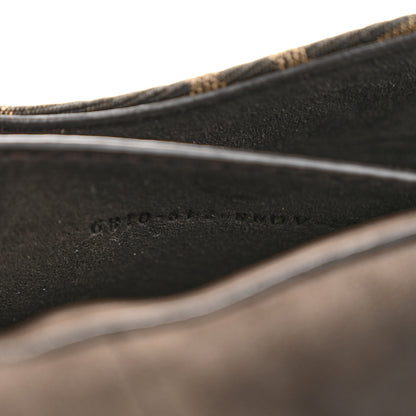 Fendi Fabric Jacquard Vitello Cher Cuoio FF 1974 Small Fendi C'mon Tobacco Moro Ebano 7 of 10