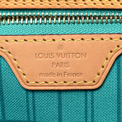 Louis Vuitton Monogram V Neverfull MM Turquoise 8 of 11
