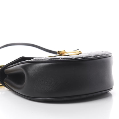 Chloe Calfskin Quilted Mini Drew Bijou Shoulder Bag Black 7 of 8