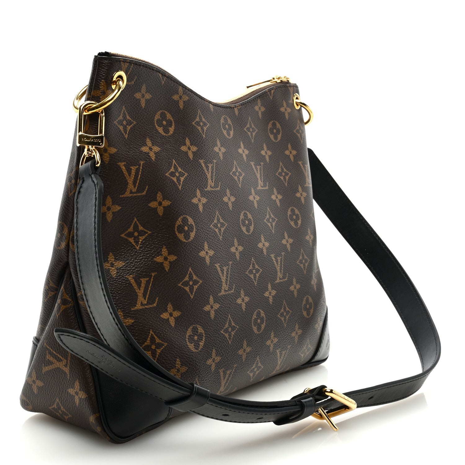 Louis Vuitton Monogram Odeon MM Black 2 of 8