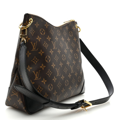 Louis Vuitton Monogram Odeon MM Black 2 of 8