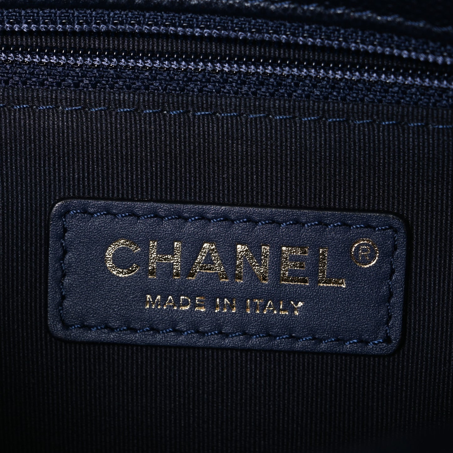 Caviar Quilted Mini CC You Flap Navy