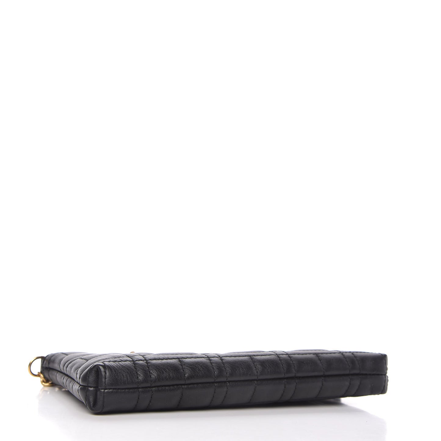 Calfskin Matelasse Mini Pearly GG Marmont Chain Bag Black