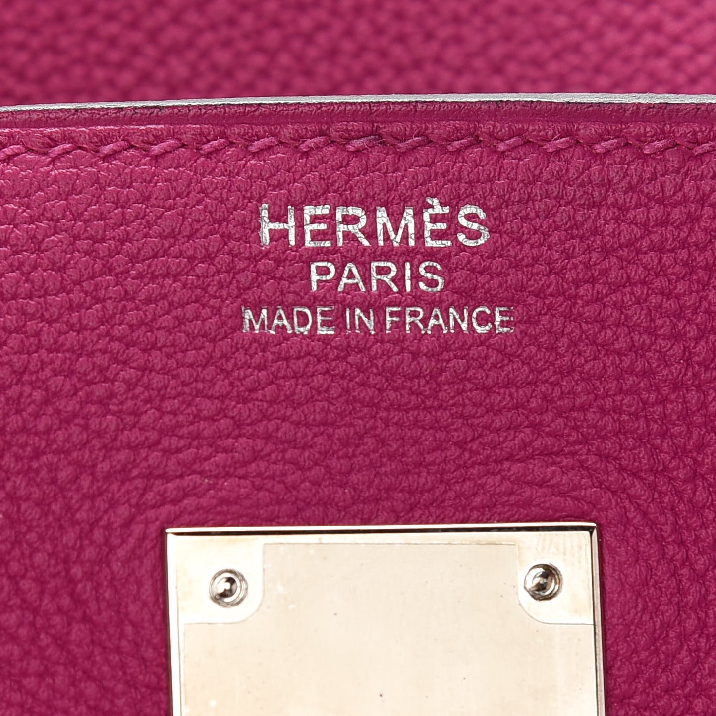 Togo Birkin 30 Rose Pourpre