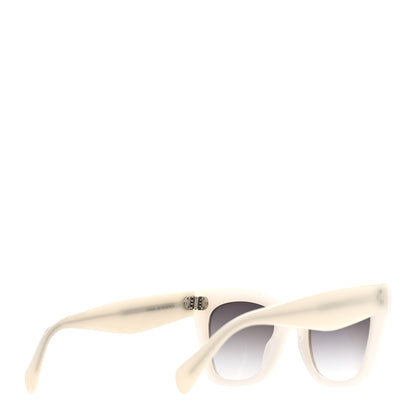 Celine Acetate Cat Eye Sunglasses CL4004IN White 3 of 7