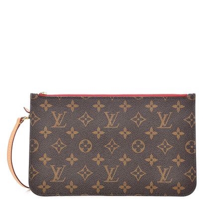 Louis Vuitton Monogram Neverfull MM GM Pochette Cherry 1 of 8