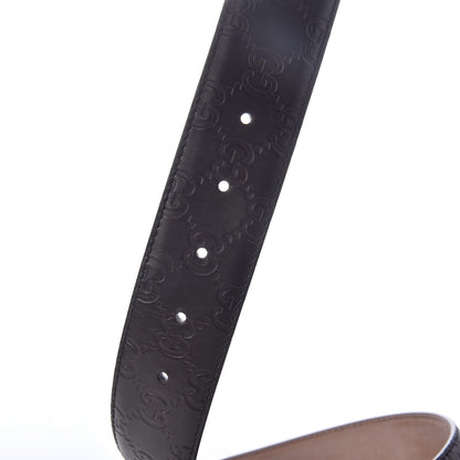 Gucci Guccissima Signature Interlocking G 40mm Belt 100 40 Cocoa 5 of 6