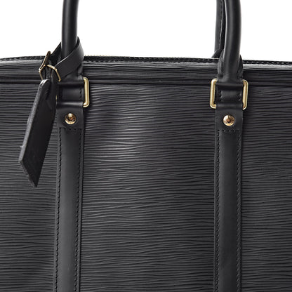 Louis Vuitton Epi Porte-Documents Voyage Briefcase Black 8 of 16