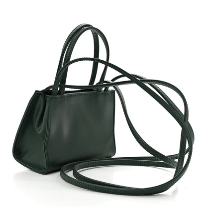 Telfar Vegan Leather Small Shopping Bag Dark Olive 3 of 9